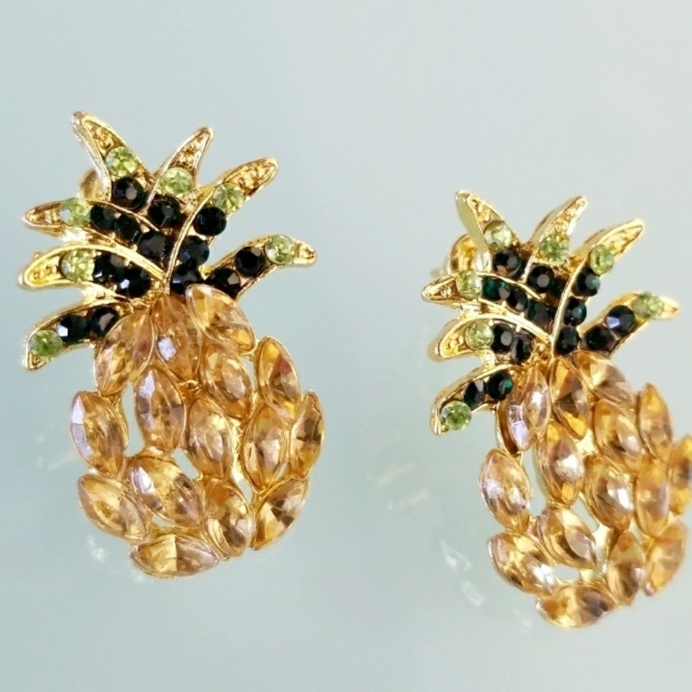 Crazy for Pineapples Earrings